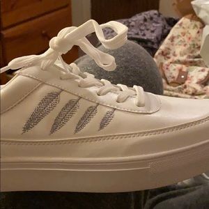 White sneakers